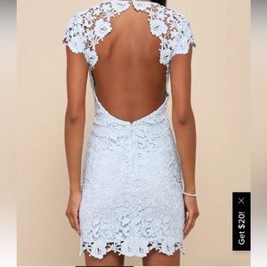 Open Back Lace Dress